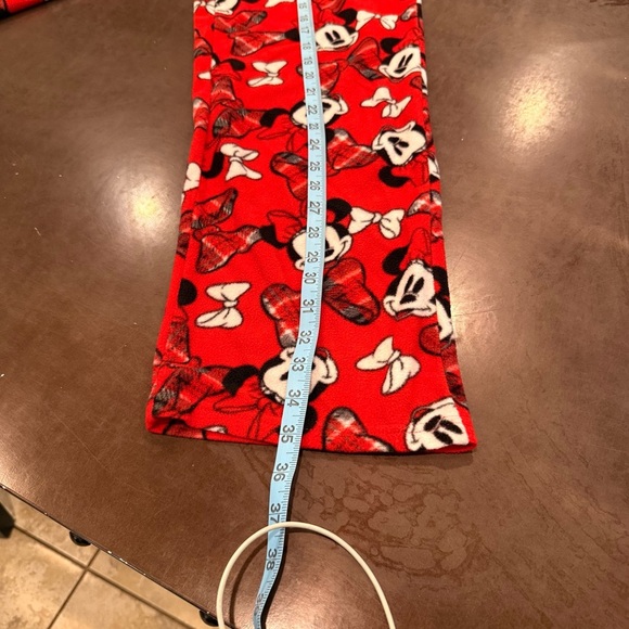 Disney Red Mickey and Minnie Mouse Pajama Bottoms - Picture 5 of 8